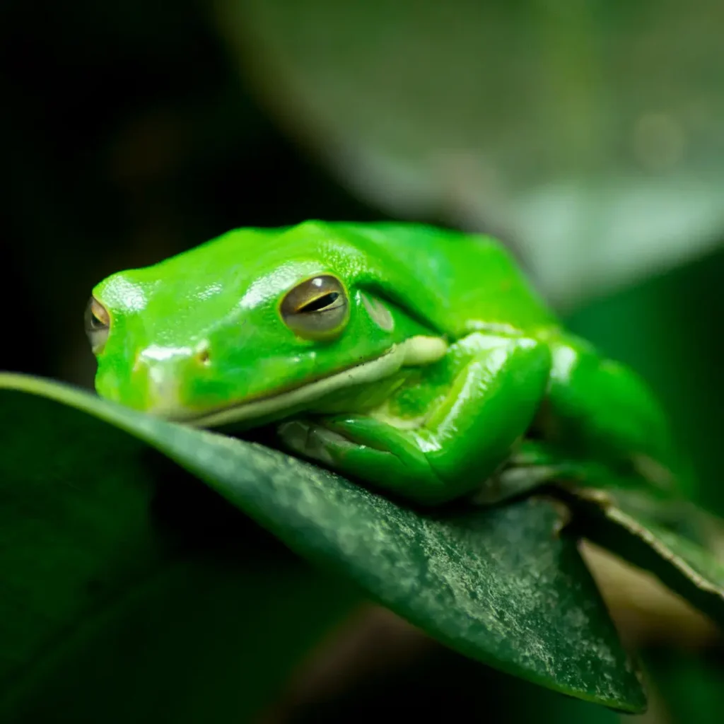 Image of a frog in WebP format