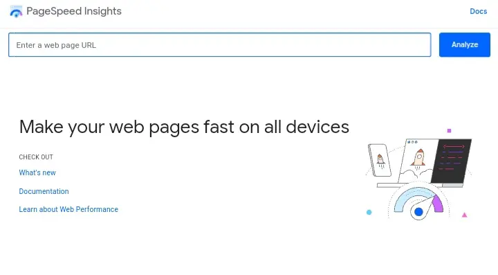 Enter your URL in pagespeed insight.