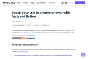 Tech your LLM Vector SQL