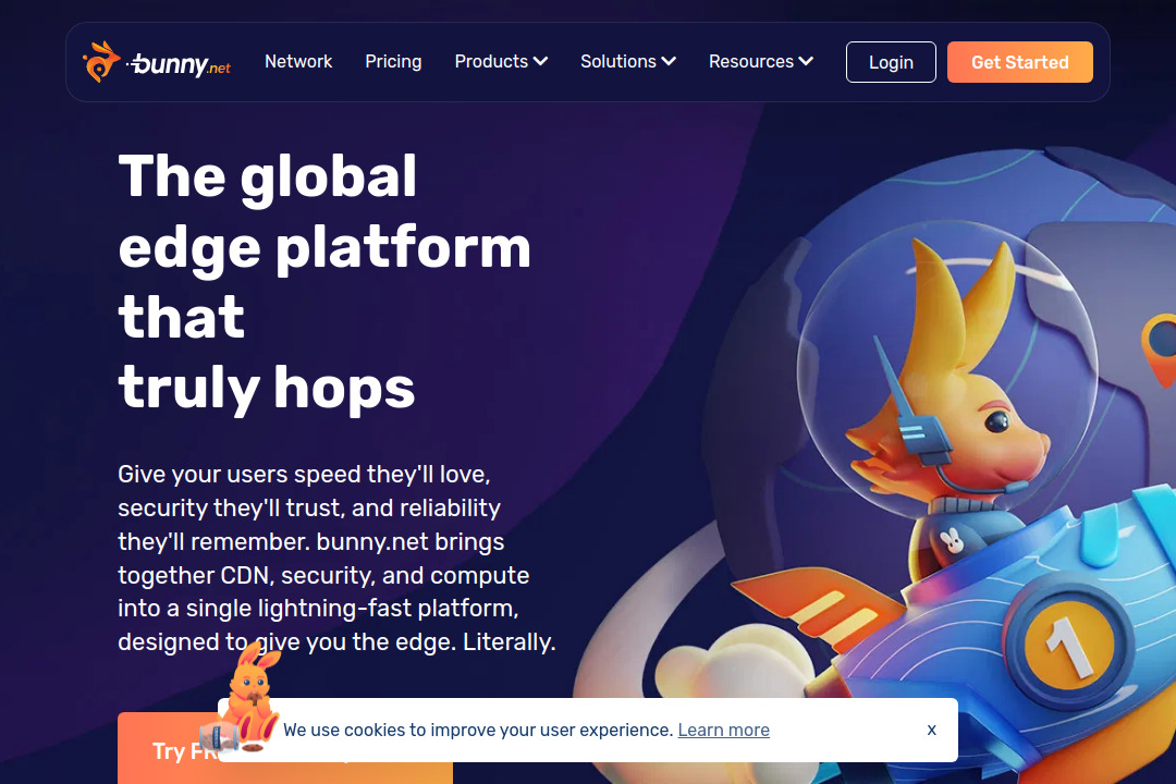 bunny.net &mdash; screenshot of bunny.net