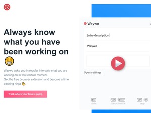 Time tracking tool waywo