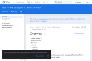 Chrome UX Report API