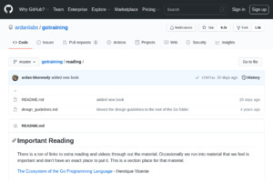 Resources to learn go