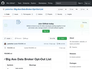 Big Ass Data Broker Opt-Out List