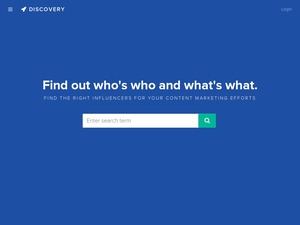 Influencer search engine