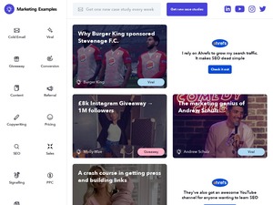 Marketing examples