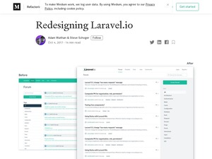 Redesigning laravel.io