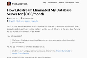 Using litestream for LogReplication