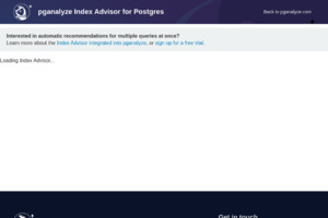 Index Advisor for Postgres