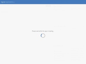 Online Regex checker