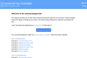 systemdb by example