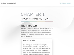 Mini UX Course