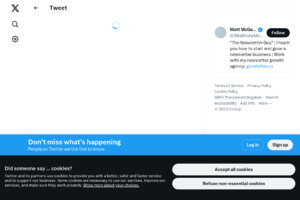 Newsletter landingpage optimization