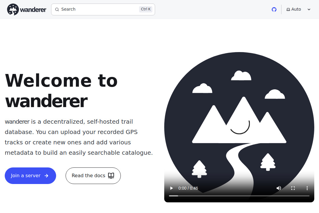wanderer &mdash; screenshot of wanderer.to