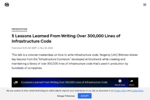 5 Lessons Learned From Writing Over 300,000 Lines of Infrastructure Code