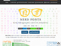 Nerdfonts &mdash; screenshot of nerdfonts.com