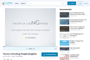 The Art of Scaling People
