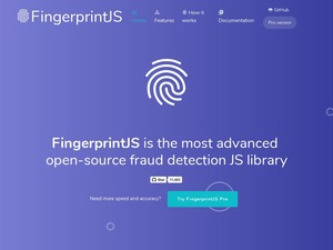 FingerprintJS - Browser fingerprinting and fraud detection