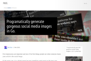 Autogenerate social media images in golang