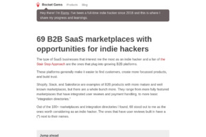 List of SaaS marketplaces