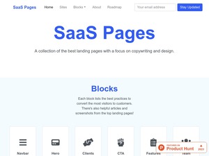SasS pages examples