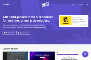 List of resources for webdesigners