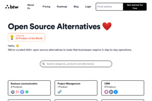Open source alternatives to popular business tools