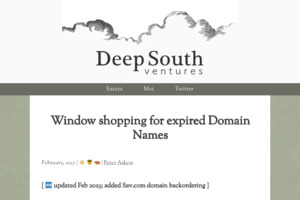 Window Shopping expired domain names