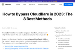 Bypass Cloudflare
